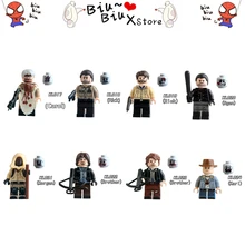

8 Style Walking Dead Cosplay Model Building Blocks Toy DIY Compatible LegoINGlys Action Figure Model with Weapons Toys for Child
