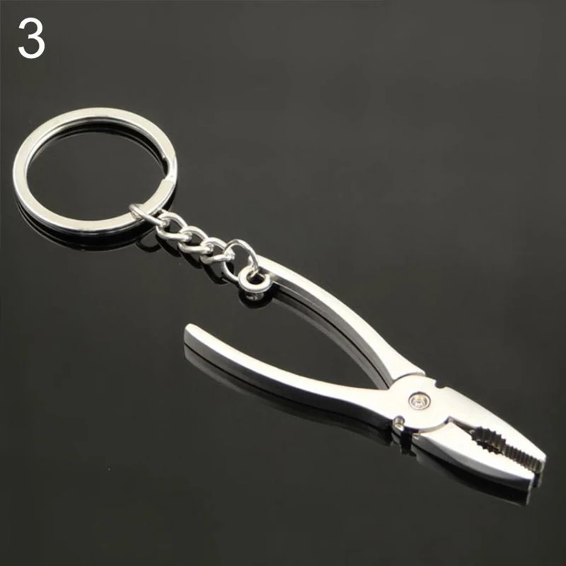 1 Pcs Keychain Multi Tools Key Chain Hex Wrench Vise Hammer Shovel Key Chain Pendant Men Present Party Gift For Boyfriend Father