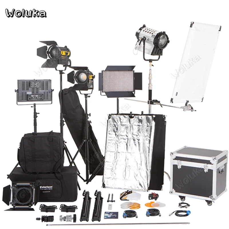 

S008 Continuous lighting set LED photographic video soft light spotlight package interview studio shooting equipment CD50 T10