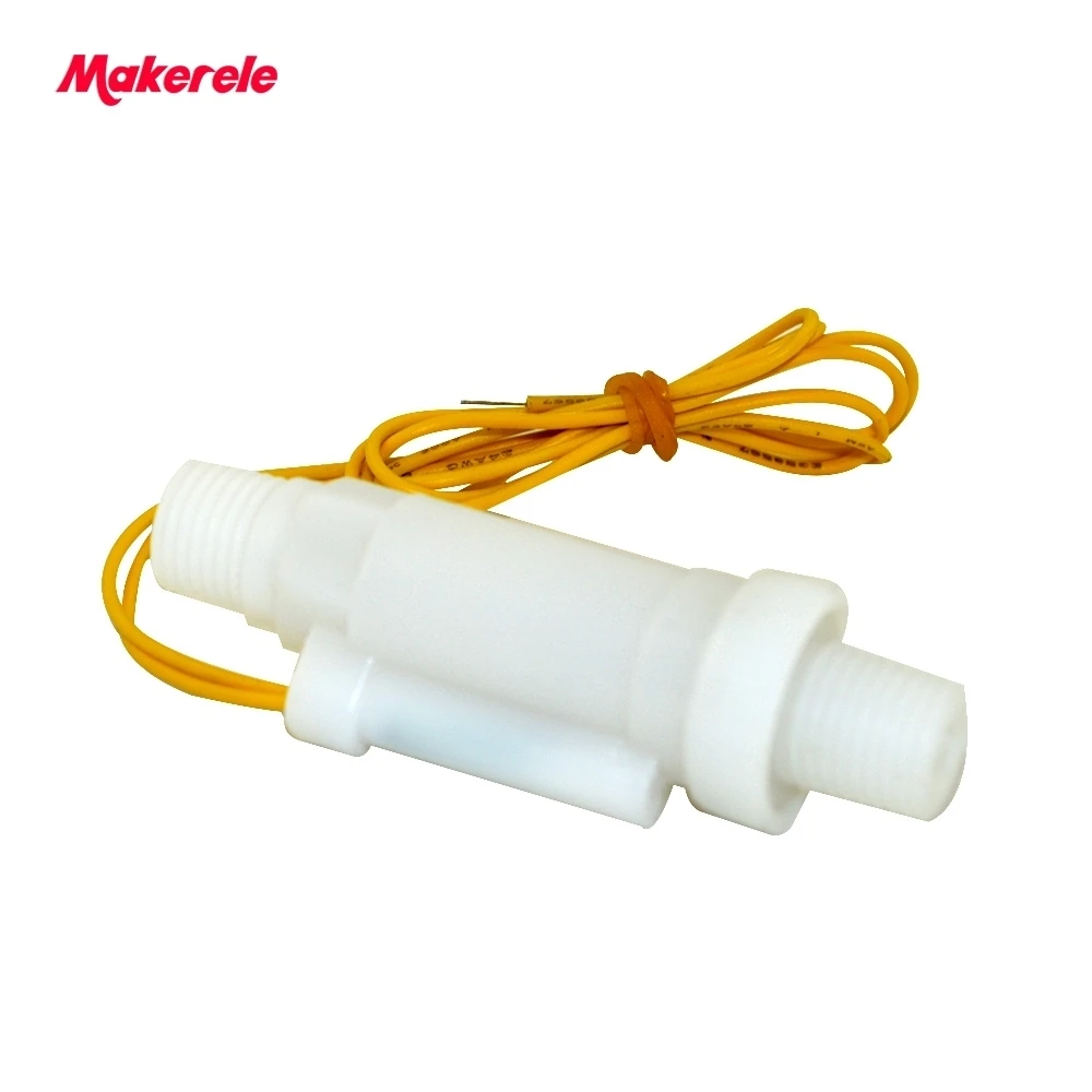 

Magnetic Plastic Flow Sensor MK-PFS1 Plastic Water Flow Switch White Color Plastic Piston Flow Switch