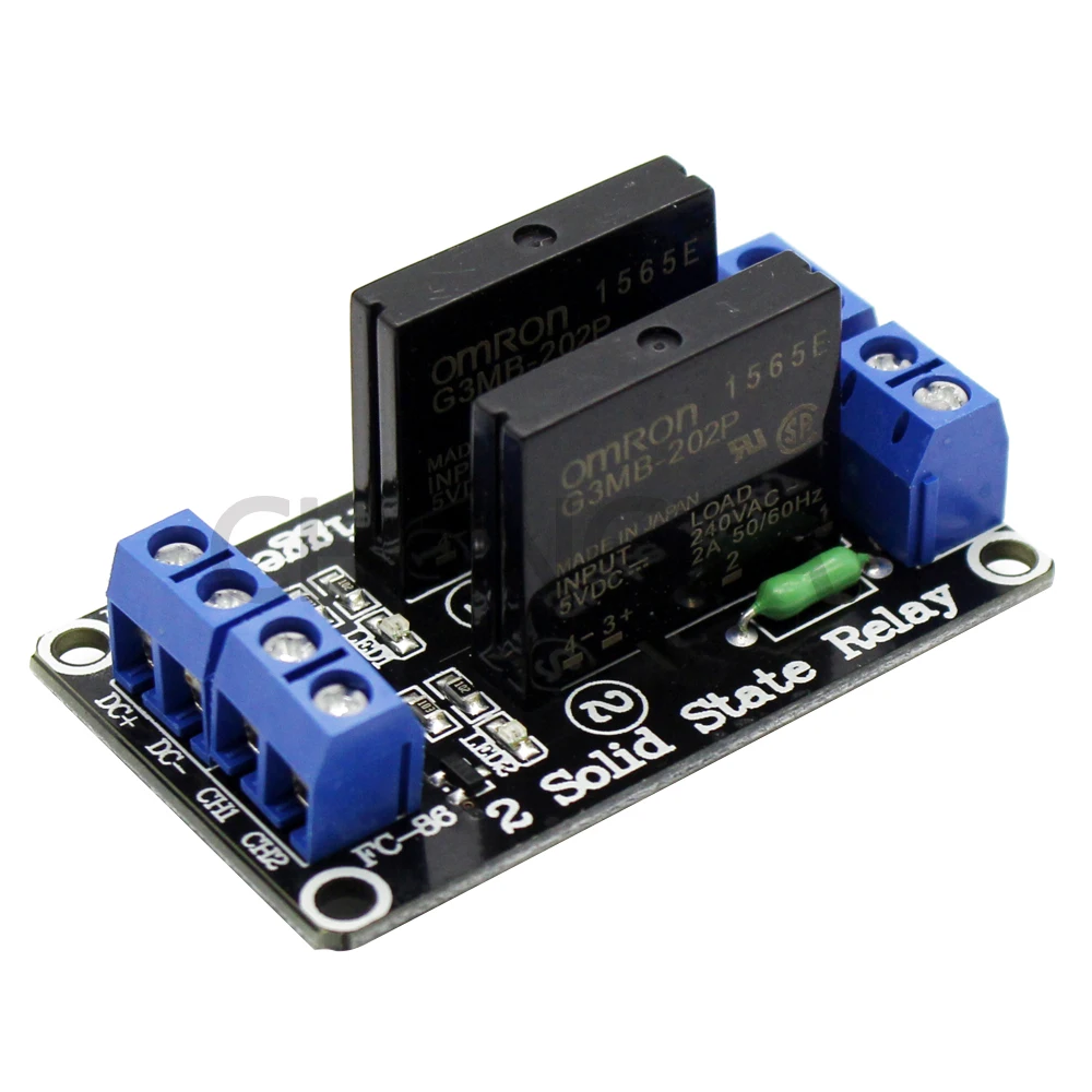 1/2/4 канала 5 В DC релейный модуль твердотельный низкий уровень G3MB 202P реле SSR AVR DSP для