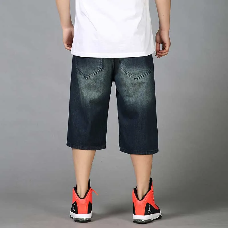 Summer Loose Baggy Denim Short Men Hip 