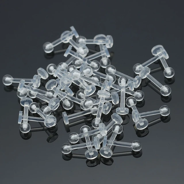 Plastic labret bar deals