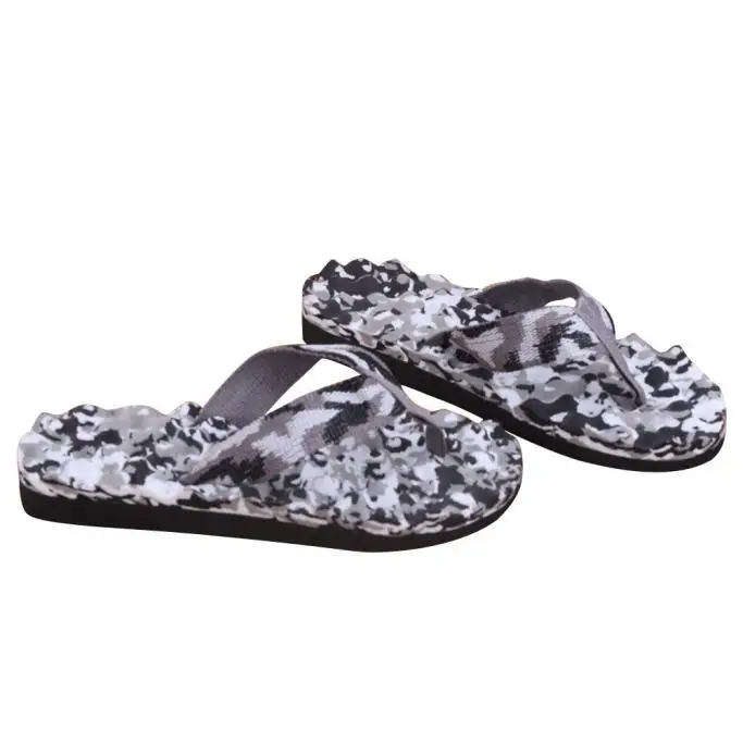 Summer Camouflage Flip Flops Shoes Sandals Slipper Indoor Outdoor Leather Womens Mens Slippers Beach Shoes Flip-flops Non Slip