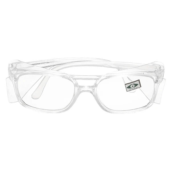 Новые очки прозрачные большие Рамки плоский свет пыле боковую крышку Очки на рабочем месте Детская безопасность ветрозащитный goggle