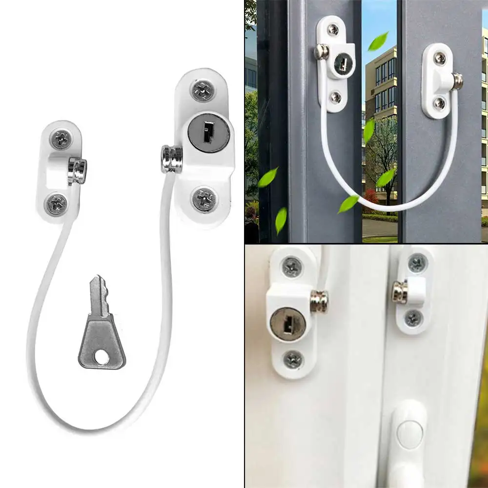 Child Window Restrictor Security Locks Stainless Steel Door Window