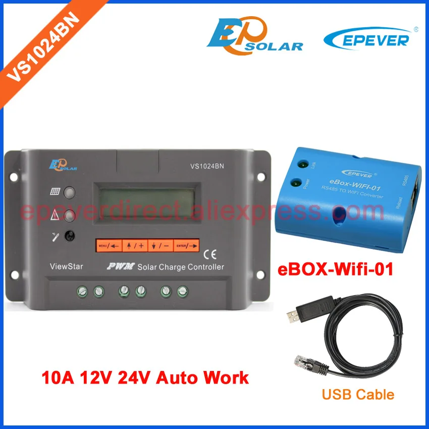 

10A 10amp VS1024BN with USB cable connect PC software and wifi BOX for Android APP connect VS1024BN 12V 24V Auto Work
