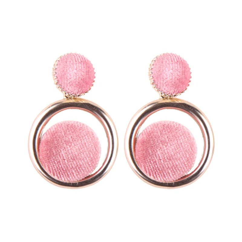 Женские бархатные серьги длинные с подвеской в Корейском стиле 2018|pendant earrings|earrings