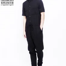 S-XL! может быть настроен весной и летом мужской комбинезон рабочие комбинезон свободная повседневная верхняя одежда