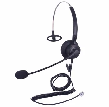 

Wantek Call Center Headset Headphone with Mic for Avaya 1416 2420 5410 Aastra 6757i Mitel 5330 NEC Aspire DT300 IP Telephones