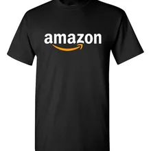 Женский топ Amazon Logo T-Shirt Merch by Amazon Tee женские топы подарки Прямая поставка