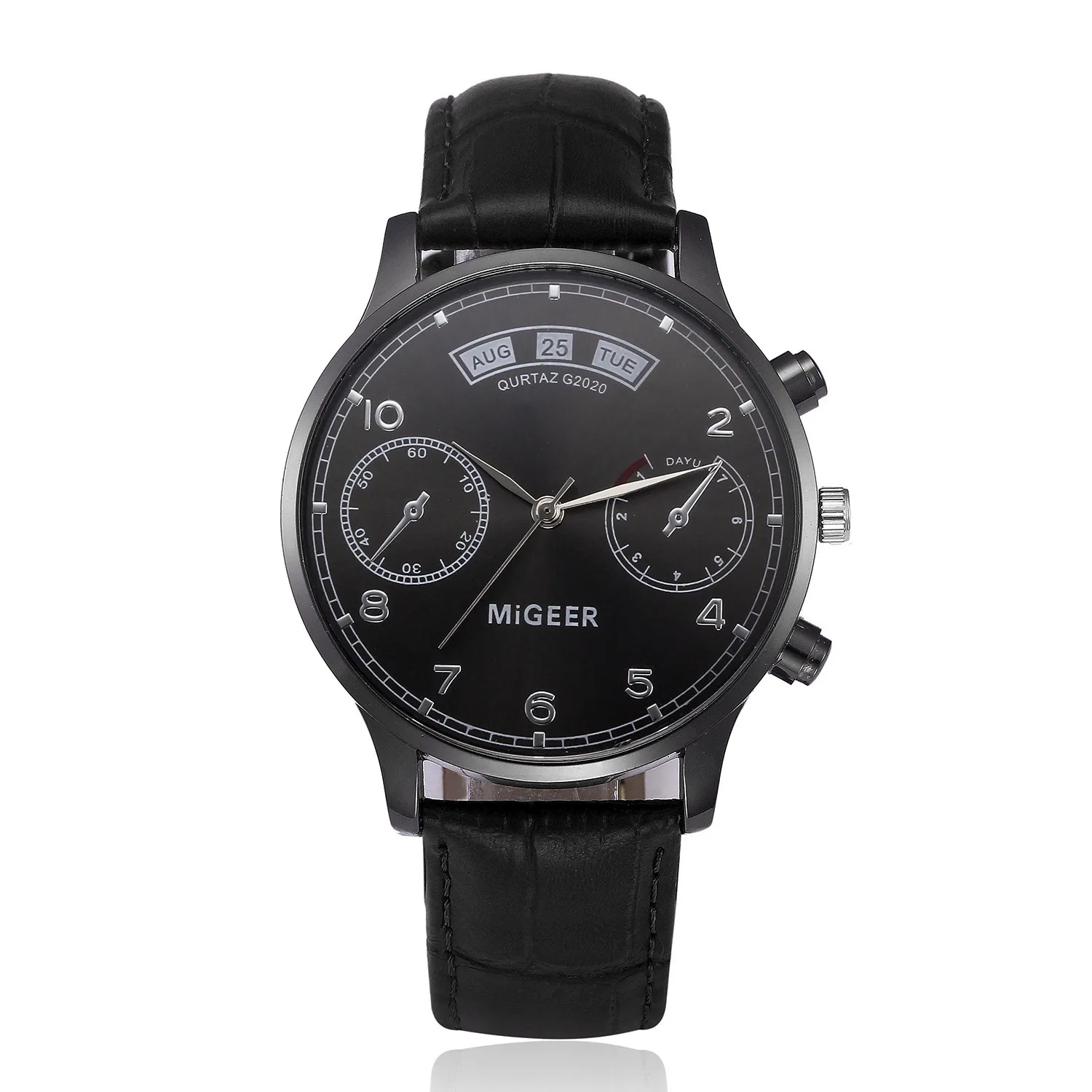 

MIGEER Fashion Business Wrist Watch Men Watch 2018 Top Brand Luxury Famous Male Clock men Quartz-watch Relogio Masculino Gift