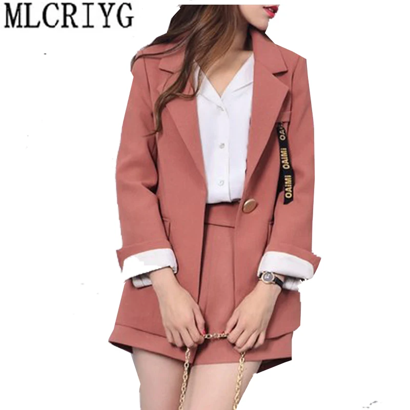 Summer Clothes For Women 2019 New Blazer Shorts Korean