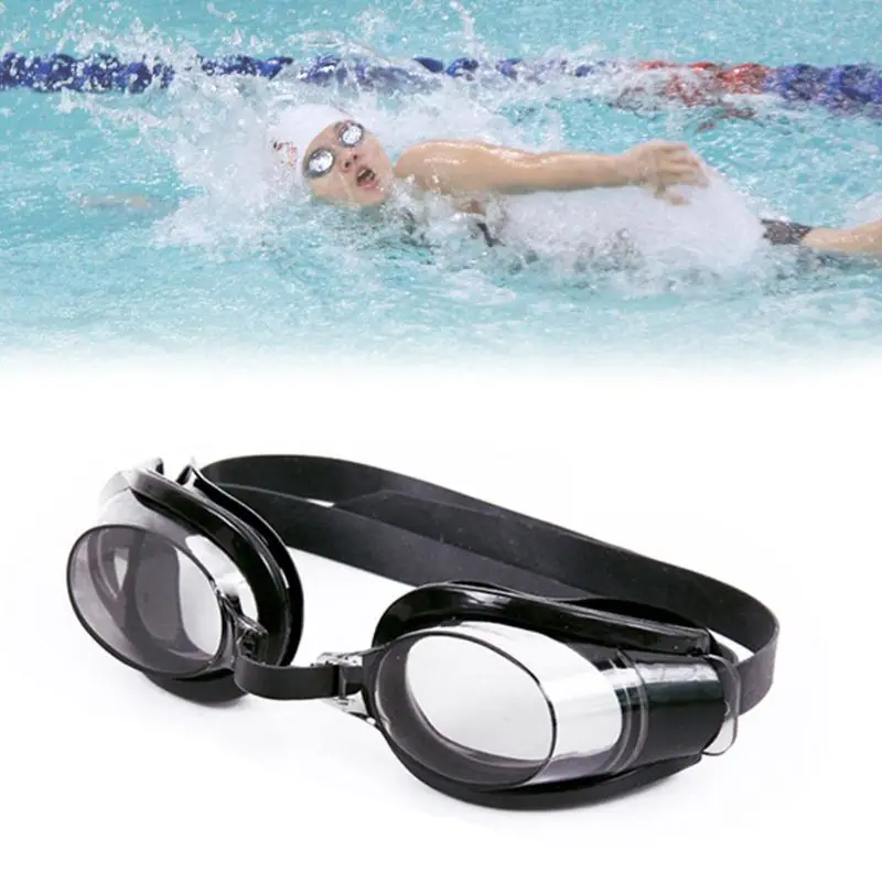 1 комплект для женщин и мужчин, для взрослых, Водонепроницаемый Анти-туман, плавательный набор защитных очков широкая, с защитой от