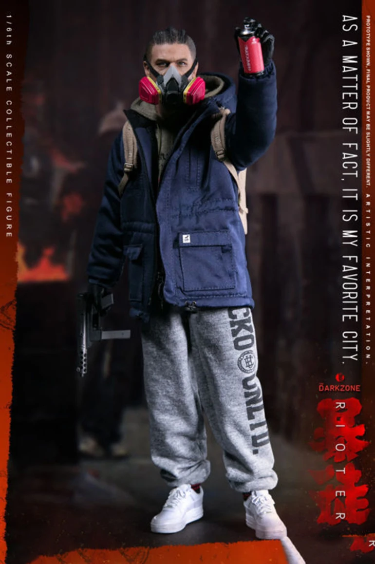 Для Colelction VM-022 1/6 коллекционный полный набор DARKZONE RIOTER фигурка модель с головой тела Одежда для фанатов праздничные подарки