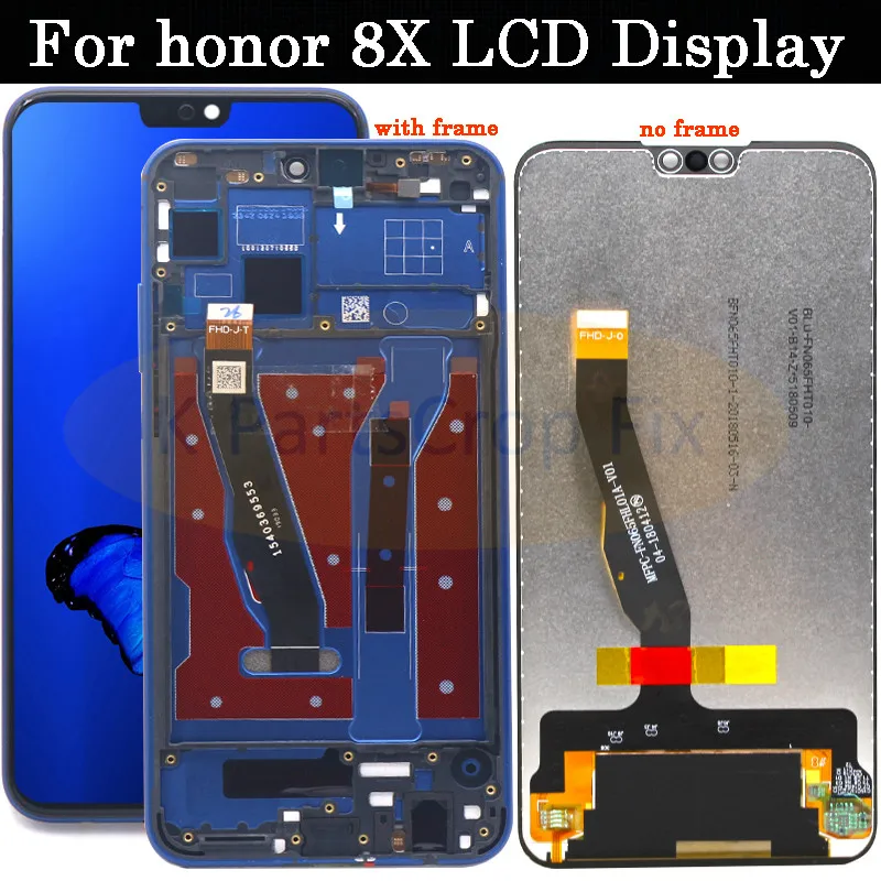 

Huawei Honor 8X LCD Display Touch Screen Digitizer Assembly For honor view 10 lite LCD Screen Replacement Parts for Honor8X lcd