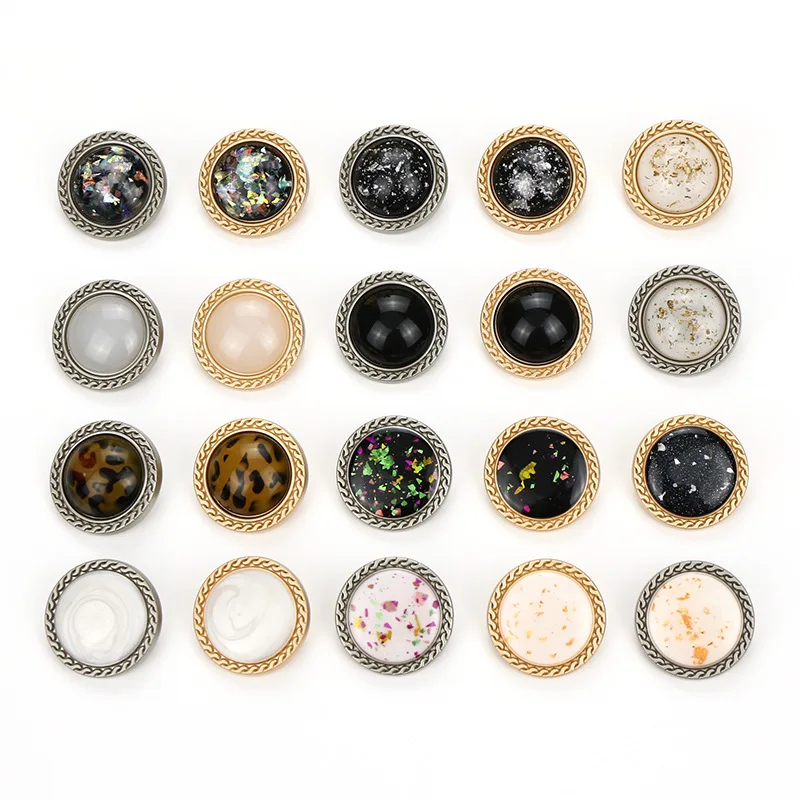 

Metal DIY (50 tablets) button high-grade suit jacket windbreaker jacket button high-grade sewing button alloy button