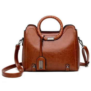 

WILIAMGANU Women Bag Retro Fashion Pu Leather Shoulder Bags Handbags Women Famous Brands Crossbody Bags For Women Messenger Bags