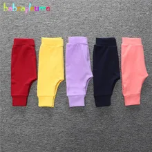 Весенне-осенняя одежда для новорожденных от 3 до 18 месяцев штанишки для малышей Милые Мягкие штаны-шаровары из хлопка для маленьких мальчиков и девочек, леггинсы, BC1619