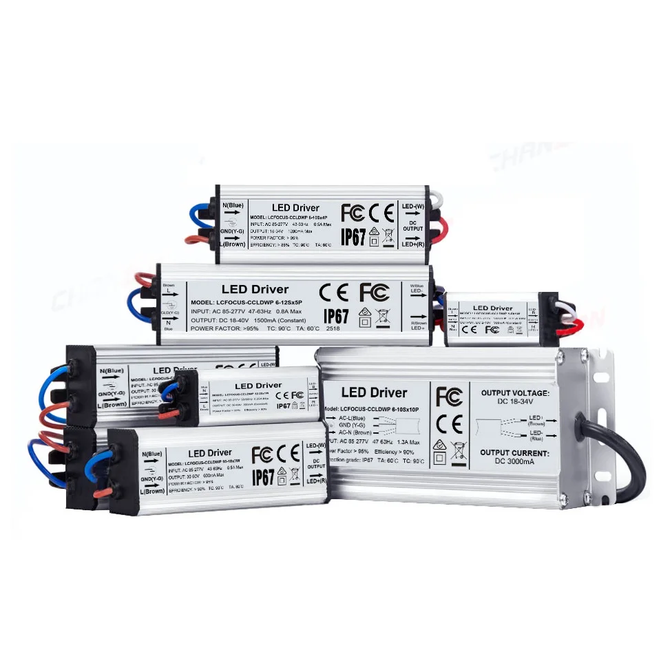 20 Вт Светодиодный драйвер AC85 277V до DC18 34V 600мА освещение Трансформатор выключатель