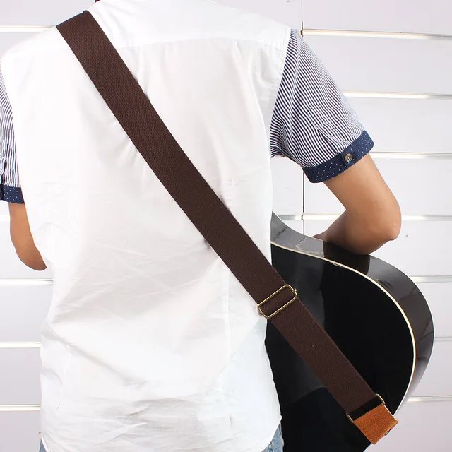 Buy Adjustable Guitar Belt Woven Cotton Guitar Strap