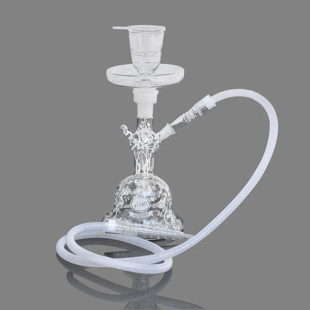 Al Fakher стеклянный кальян наргиле для курения воды Pip с пузырьковой пеной коробка Кальян Cachimba Nargile Chicha
