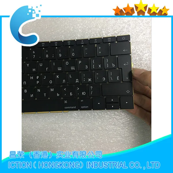 Оригинальная новая сменная клавиатура для Macbook Pro Retina 13 &quotA1708 русская Россия EMC 3164