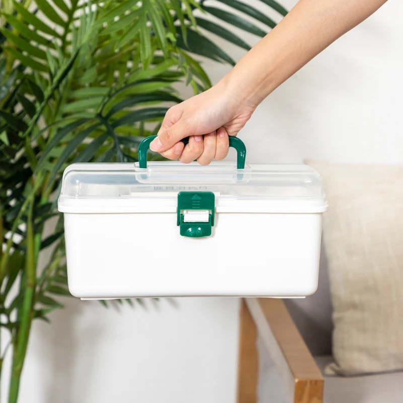 Large Capacity Family Multi-layered Chest Box Medical Storage Box Plastic Storage Box for Medicine Organizer