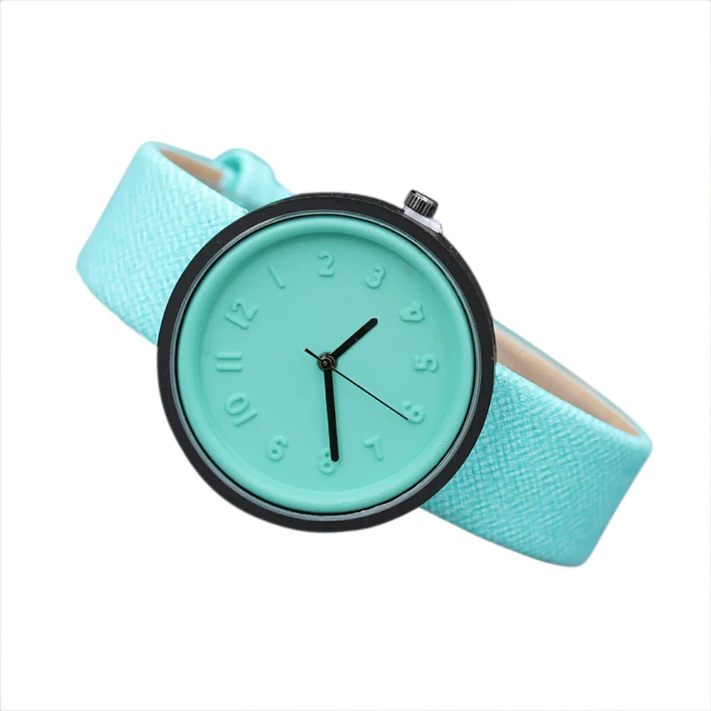 

2019 Unisex Simple Women Student Causal Fashion Number Watches Quartz Canvas Belt Wrist Watches reloj mujer zegarek damski C50