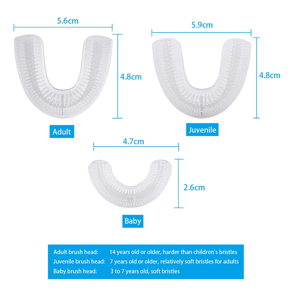 U образные сменные головки на 360 градусов мундштук для автоматической звуковой