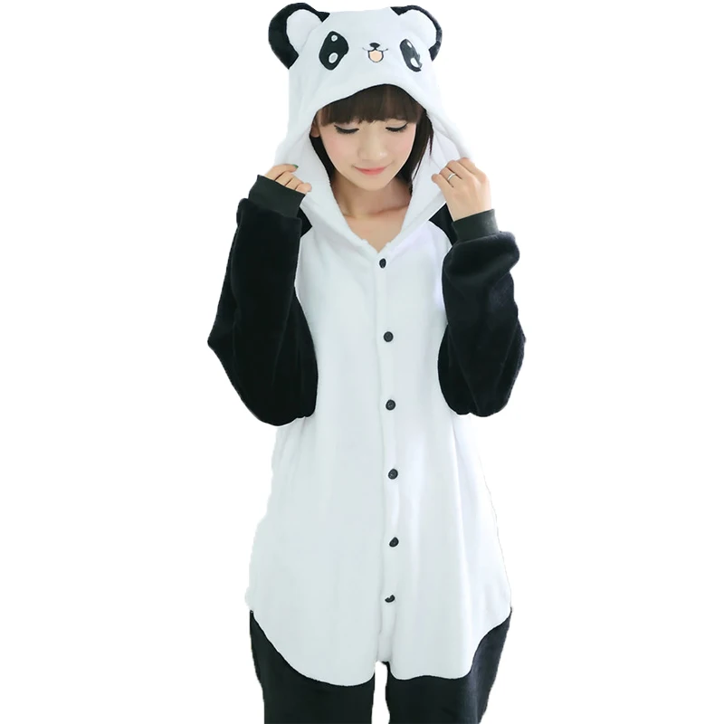 Unisex Adult Pajamas Onesie Anime Cosplay Costumes Cartoon Animal Sleepwear Stitch Unicorn Pikachu Winter Warm For Women Men