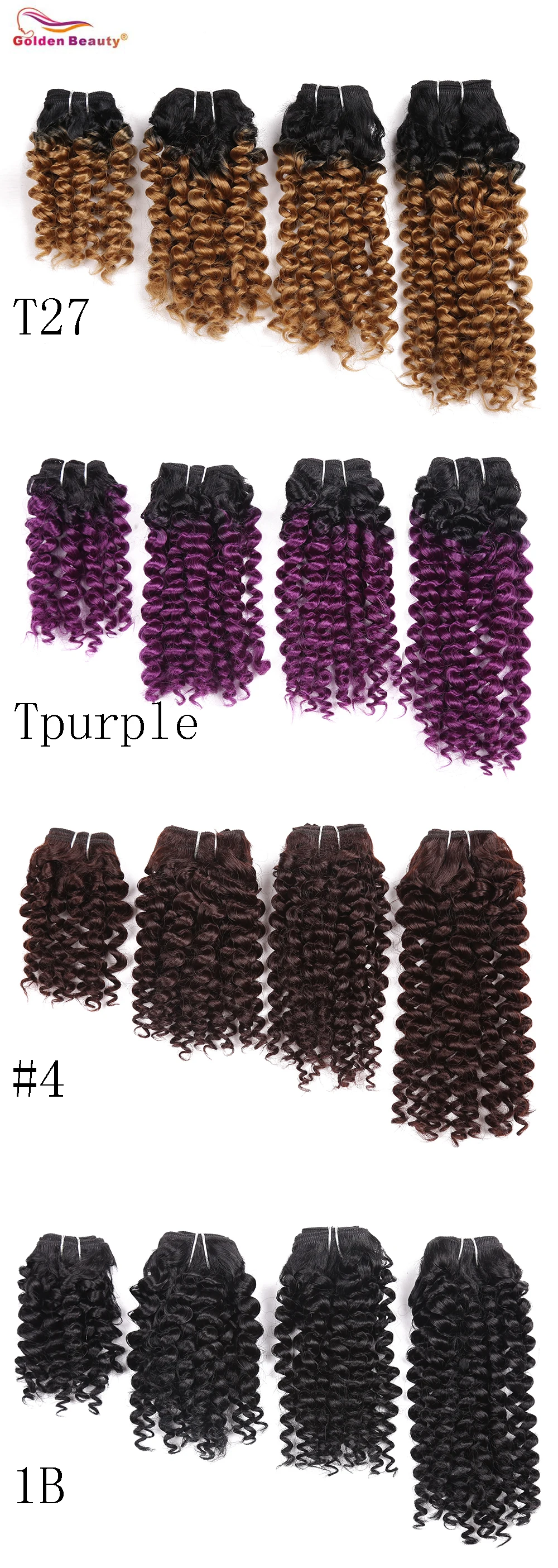 synthetic hair weft