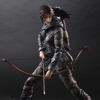 

Wholesale PA Figures Lara Croft Movie of Tomb Raider PA Model Anime Figures Collectible Model Toys 26cm