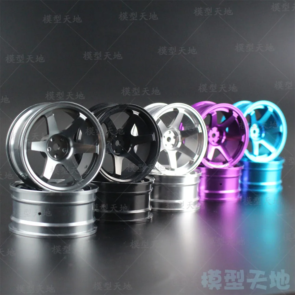 

4pcs 1/10 On-Road Drift Car 52MM Aluminum Alloy Metal Wheel Hub 1.9Inch Climb Car Wheel Rim For HSP Tamiya HPI Kyosho Sakura 110