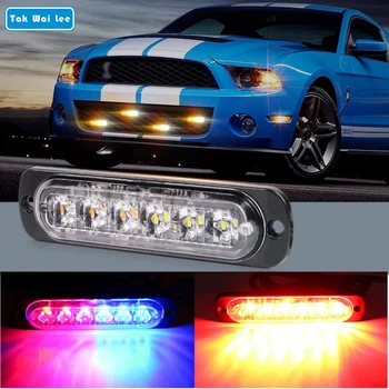 

Tak Wai Lee 3/4/6 LEDs Car Truck Trailer Side Marker Tail Light Bar LED Signal Reversing Warning Flash Strobe Styling Fog Lamp