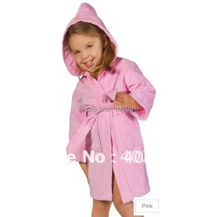 (1PCS/Lot) Baby Bathrobe, Girl's bathrobe, Height Size 110 120 130
