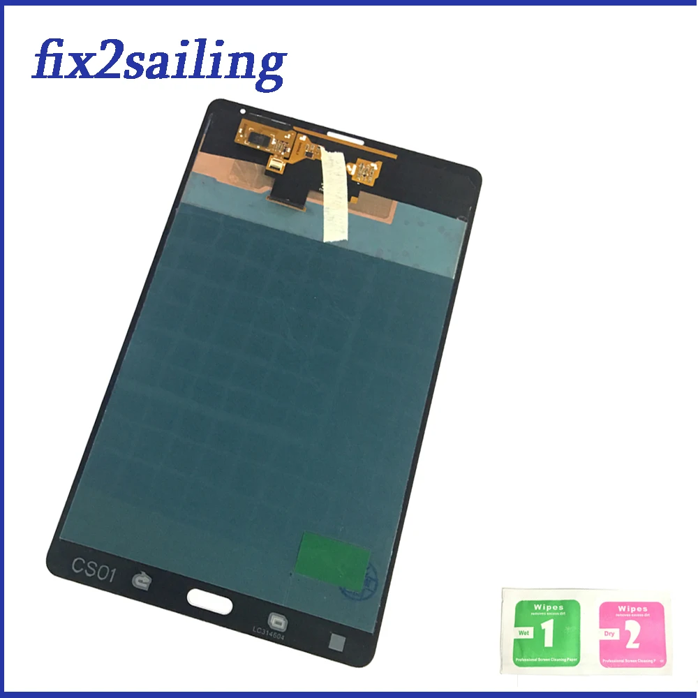 

100% Tested Assembly Panel Repair For Samsung GALAXY Tab S 8.4 T700 Wi-Fi LCD Display Touch Screen Digitizer Replacement