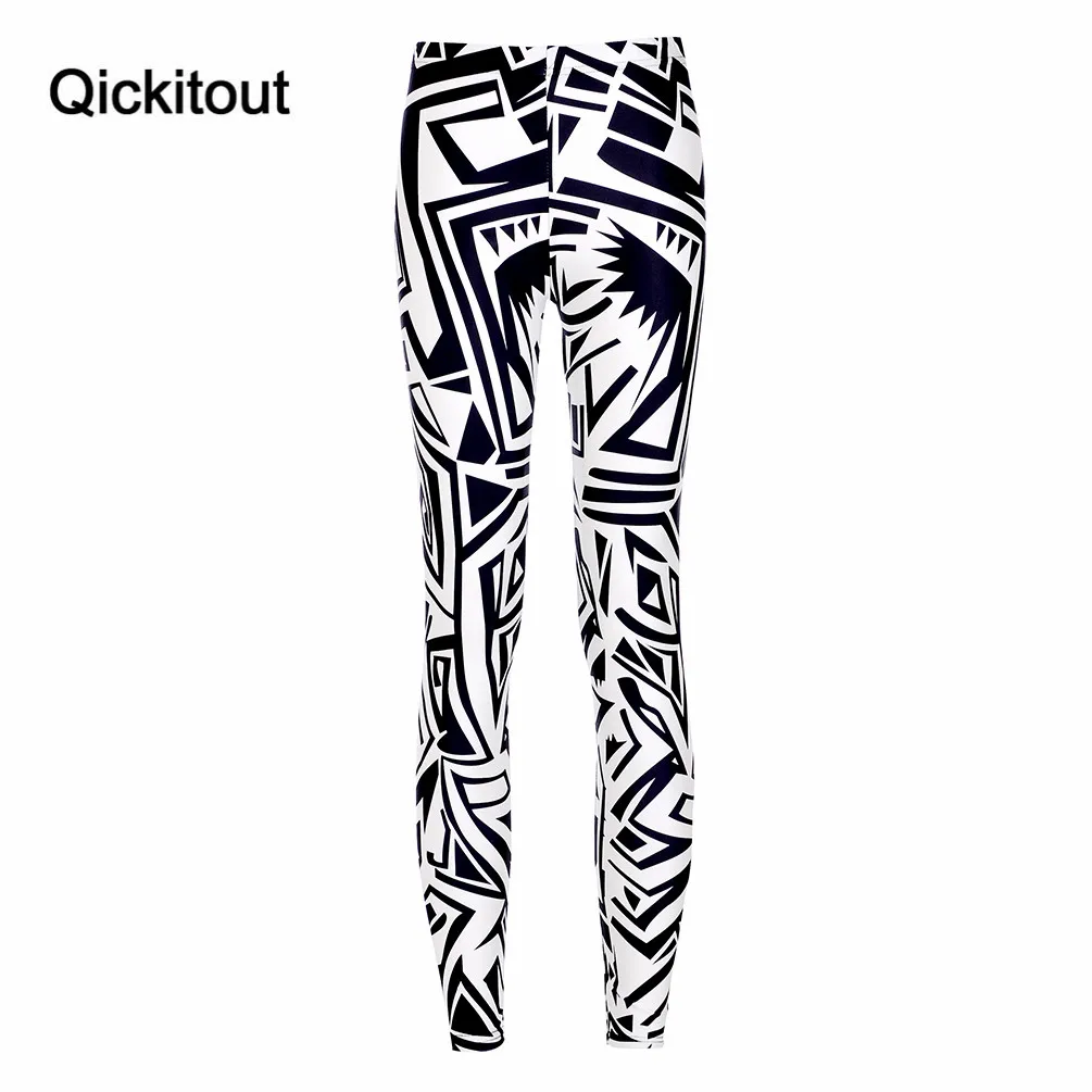 New woman leggings Fashion Irregular graphics Digital Printing Slim