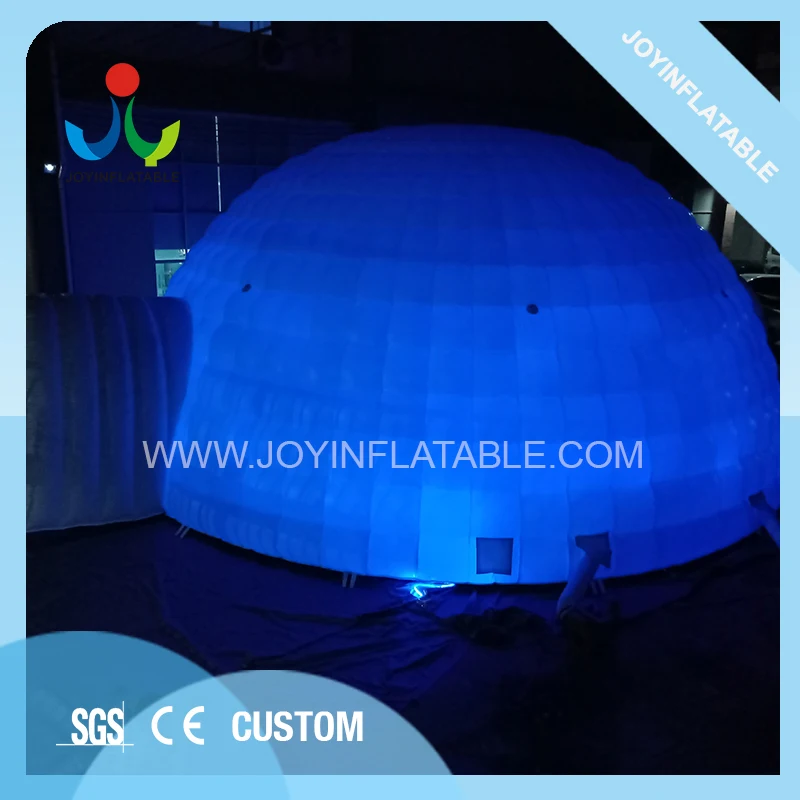 Dia 12m Inflatable Dome Tent  With Decorative LED light For Ourdoor Party Event 6