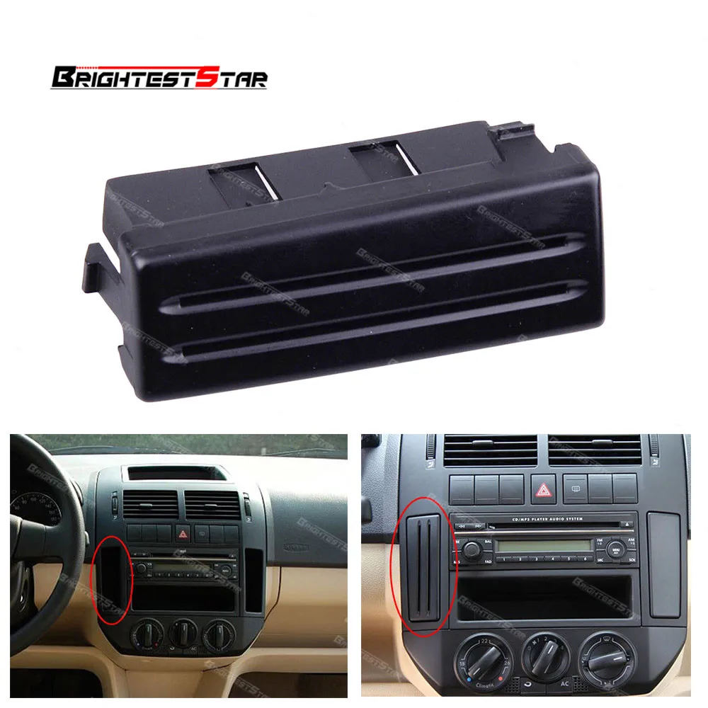 6Q1858373 Black Card Holder Card Slot Coin Slot Central Storage font b Box b font For