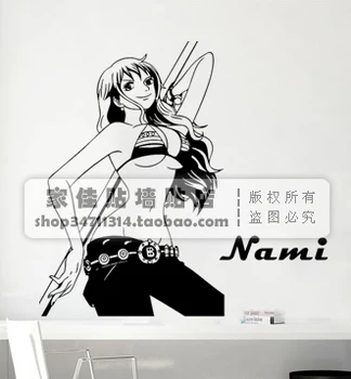 

Exclusively available Piece Nami nami wall stickers wall stickers cartoon pirates cartoon one-piece