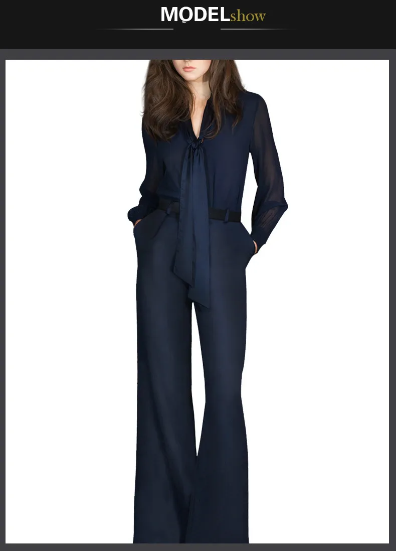 Весенне-осенние женские комплекты, офисные женские рубашки с бантом и широкие брюки, костюмы, блузка с длинными рукавами и длинные штаны, комплект из 2 предметов
