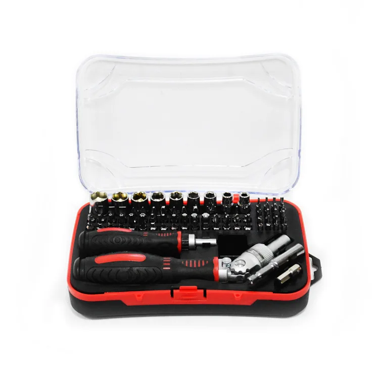 

61Pc Precision Screwdriver Motorcycle Cr-V Electronics Multifunctional Repair Tool Holder Wrench Sleeve Screwdriver Set