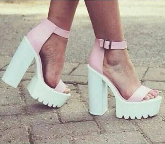 Women-Shoes-Ankle-Peep-Toe-High-heel-Buckle-Newest-Real-Photo-Sandals-Hotsale-Platform-Shoes-Chunky
