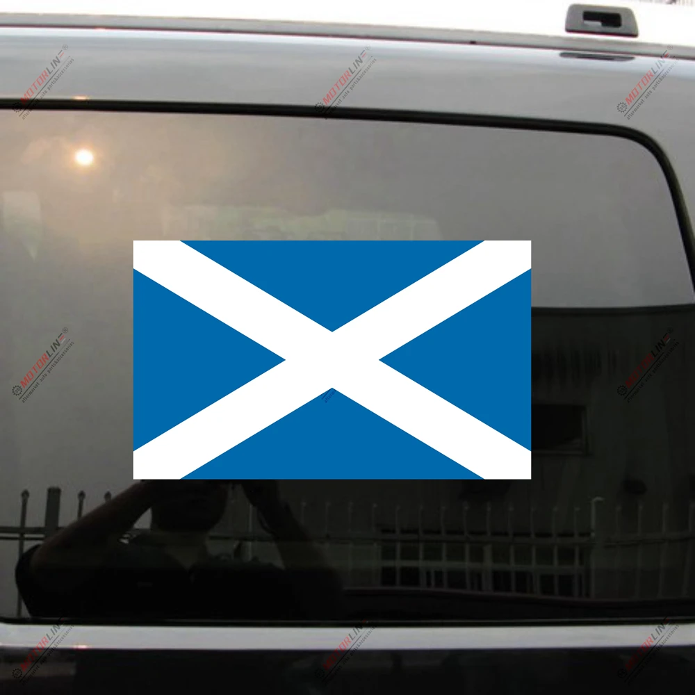 

Scotland Scottish Flag Decal Sticker Car Vinyl Reflective Glossy pick size