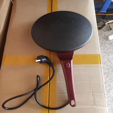 

15% Electric Crepe Maker Machine Nonstick Pancake Griddle Two Side Heating Pan with Automatic Constant Temperature Control 220V