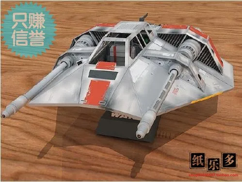 3D бумажная модель Звездные войны Снеговик Сборная модель Сделай Сам игрушка ручной работы