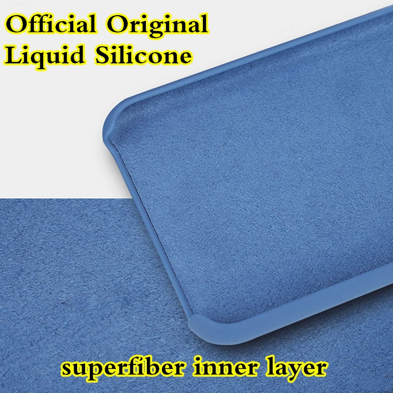

Original Liquid Silicon Case for Huawei P20 Lite P10 P30 Pro P8 P Smart 2019 Mate 9 10 20 X Nova 2S 3 3e 3i 4 Y9 Baby-Skin Cover