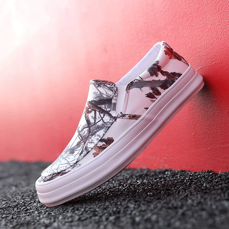 

Social People Spirit Guy Shoes Tide 2019 Spring New Fashion Personality Lazy Shoes A Pedal Trend Men's Shoes
