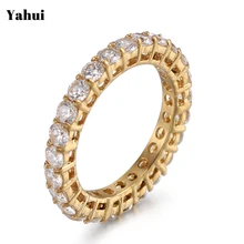YaHui, простое кольцо из нержавеющей стали, высокое качество, с кольцами sto для женщин, Женское кольцо, Женское кольцо, ювелирные изделия, аксессуары